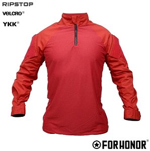 COMBAT SHIRT MODELO 711 FOR HONOR - VERMELHA