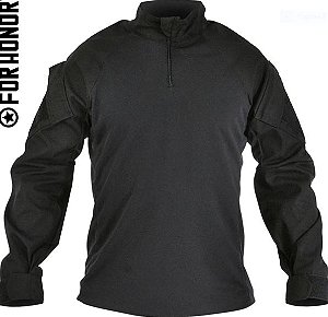 COMBAT SHIRT MODELO 711 FOR HONOR - PRETA