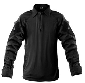COMBAT SHIRT X FIVE PRETO/ PRETO