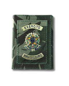 CARTEIRA CAMUFLADA BRASÃO DA REPÚBLICA METAL