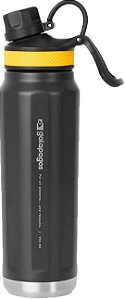 GARRAFA GALAPAGOS CASCADE PRETO E AMARELO 710ML