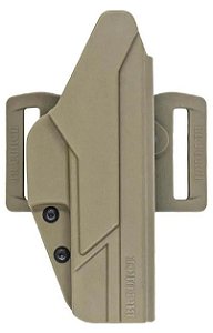 COLDRE OWB DESTRO BRFORCE GOLIAS PARA GLOCK STANDARD/COMPACT DESERT