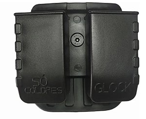 PORTA CARREGADOR DUPLO DE PISTOLA SÓ COLDRES
