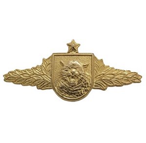 DISTINTIVO DE METAL GUERRA NA SELVA