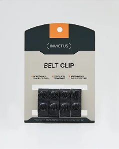 BELT CLIP INVICTUS PRETO (4 UNIDADES)
