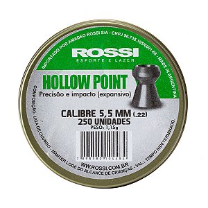 CHUMBINHO ROSSI HOLLOW POINT 5,5MM (250 UN)