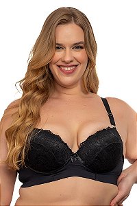 Sutiã Plus Size Reforçado Com Bojo Redutor Sem Bojo Sustentação