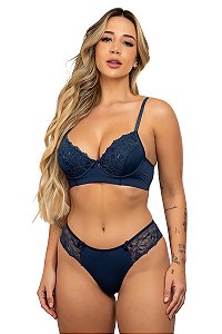 Conjunto de Lingerie com Bojo Base Confort Mayara 199 - Silvest