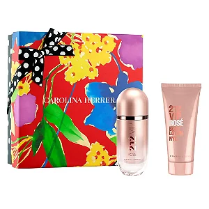 KIT COFFRET 212 VIP ROSÉ FEMININO Eau de Parfum - 01 Eau da Parfum 80ml + 01 Body Lotion 100ml