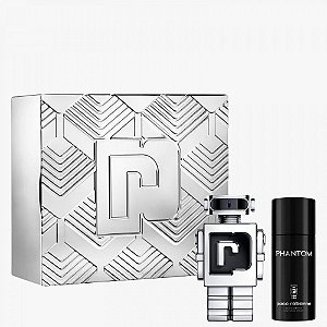 KIT COFFRET PHANTOM de PACO RABANNE MASCULINO Eau de Toillete - 01 Eau de Toillete 150ml + Deo 150ml