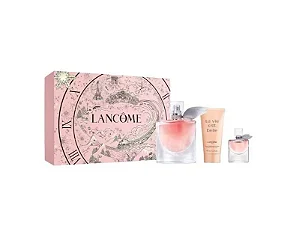 KIT COFFRET LA VIE EST BELLE LANCÔME FEMININO L'Eau de Parfum - EDP 100ml + EDP 4ml + LAIT de PARFUM 50ml