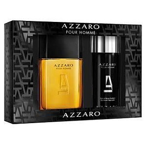 KIT COFFRET AZZARO POR HOMME  - Eau de Toilette 100ml + body spray 150ml