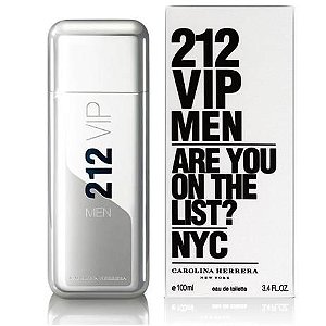 212 VIP MEN by CAROLINA HERRERA MASCULINO Eau de Toilette  -  100ml