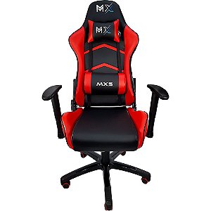 Cadeira Gamer MX5 Giratoria Vermelha - Mymax