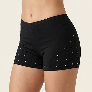 Dança Do Ventre Short Com Pontos De Luz Para Usar Em Baixo Da Saia - Envio Imediato - SHORTPL-U