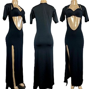 [Encomenda 30 Dias] Dança do Ventre Vestido Galabia Baladi Said Malha - VGE30D-3