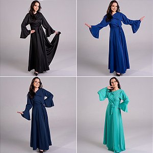 Abbey Túnica Capa Dança do Ventre Luxo Sem Capuz ABBEY-20