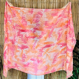 Véu de Chiffon Estampado Dança do Ventre - VEU-CHI-13