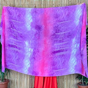 Véu de Chiffon Estampado Dança do Ventre - VEU-CHI-16