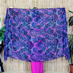 Véu de Chiffon Estampado Dança do Ventre - VEU-CHI-26