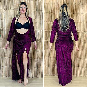 Dança do Ventre Vestido Galabia Baladi - Envio Imediato - VGPE-29