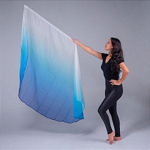 Bandeira Degradê Unidade Com Vareta Dança do Ventre - Pronta Entrega- BD-PE02