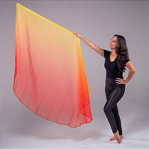 Bandeira Degradê Unidade Com Vareta Dança do Ventre - Pronta Entrega- BD-PE03