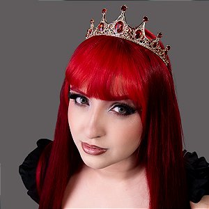 Tiara Coroa Luxo com Cristais Dança do Ventre | Cigana- TC02