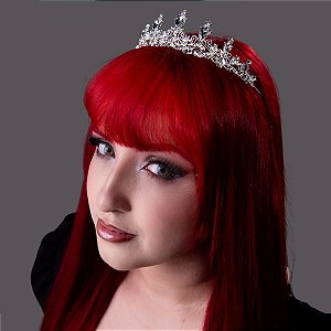 Tiara Coroa Luxo com Cristais Dança do Ventre | Cigana- TC03
