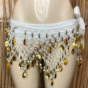 Liquidação Lenço de Quadril Luxo Dança do Ventre/Cigana LQL121