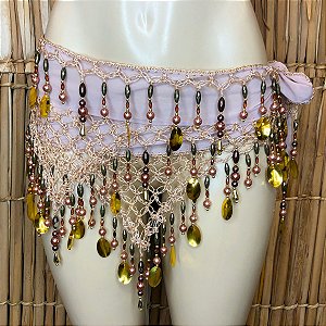 Liquidação Lenço de Quadril Luxo Dança do Ventre/Cigana LQL123