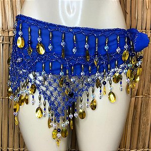 Liquidação Lenço de Quadril Luxo Dança do Ventre/Cigana LQL126