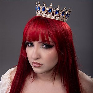 Tiara Coroa Rei Luxo com Cristas Dança do Ventre | Cigana- TC08