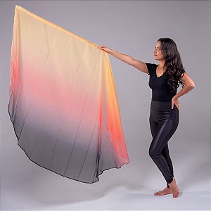 Bandeira Degradê Com Vareta Dança do Ventre - Pronta Entrega- BD-PE06