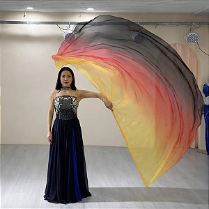 Bandeira Degradê Com Vareta Dança do Ventre - Pronta Entrega- BD-PE06