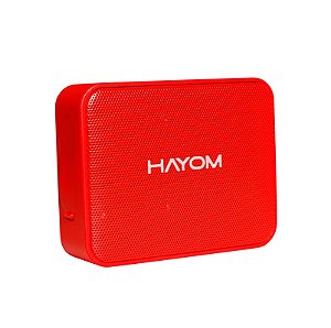 Caixa de Som Portátil Bluetooth IPX7 Vermelho, Resistente a Agua, Hi-Fi Alta Fidelidade, CP2702