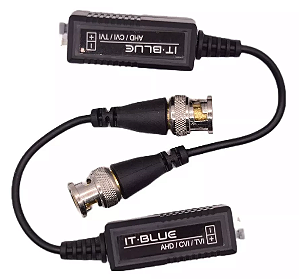 Conversor Balun CFTV de Video para Traçado CVBS/HD-TVI/HDCVI/AHD, LE-5598, iT Blue