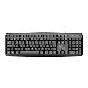 Teclado Office R8, USB, Padrão ABNT2, Preto, Anti-Respingo, R8-1811