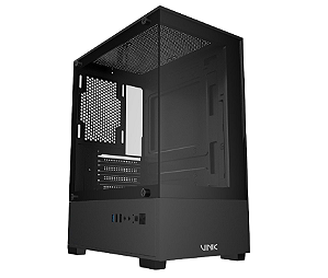 Gabinete Gamer Vinik G-Shield Preto, Vidro Temperado - GGGSVBK V2