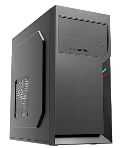 Gabinete Office Rhadium Micro ATX S/ Fonte RHA-GAB-0002 Preto