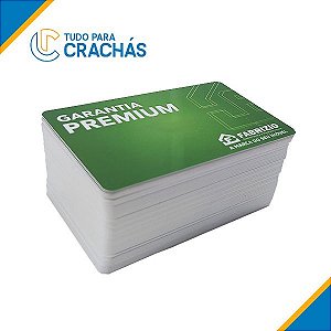 500 Cartões Pvc Pré Impressos 4x4 Coloridos Frente e Verso (R$ 1,90 por unidade)