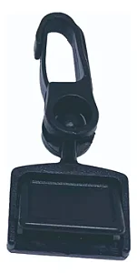 Mosquete Plástico Giratório com Engate 20mm Pct 100un