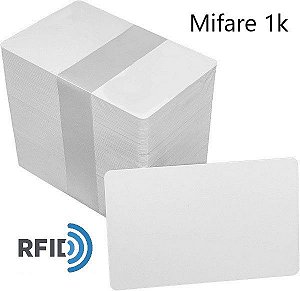 Cartão de Proximidade RFID Mifare 1K 13,56Mhz Pct 100 Unidades (Sem Serial)