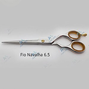 TESOURA PROFISSIONAL Aço Jap 420 Fio Navalha 6.5 - Maryam Trading