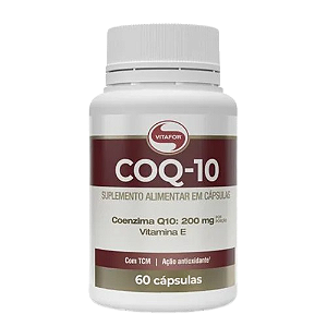 Coenzima Q10 60 Capsulas 200mg por porção - VITAFOR