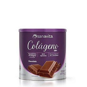 Colágeno Skin Chocolate 300 g - SANAVITA