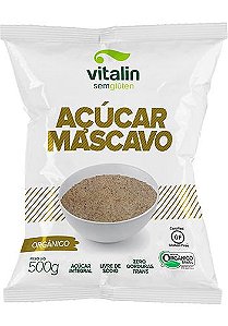 Açúcar Mascavo Orgânico 500g - Vitalin