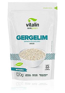 Gergelim Branco Descascado Grãos Integral 120g - Vitalin