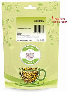 CHÁ DE CAMOMILA 30G - QUALY ERVAS