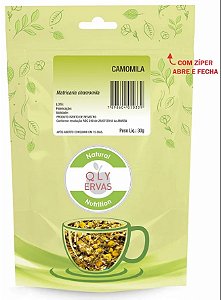 CHÁ DE CAMOMILA 30G - QUALY ERVAS